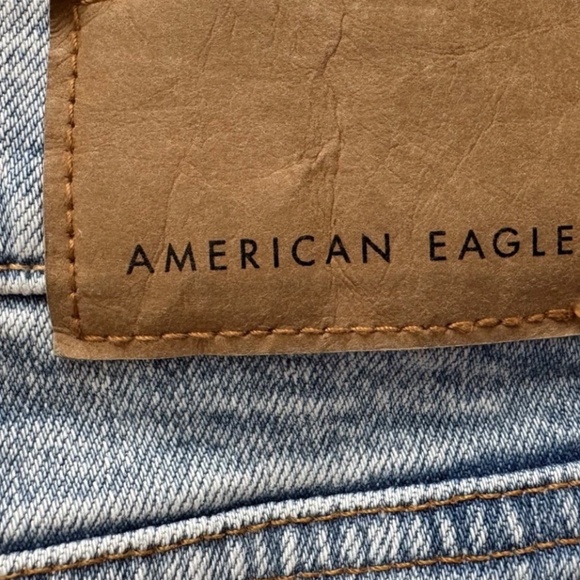 NWOT American Eagle Jeans Mens Slim Straight Flex Light Blue Wash 34x34 - Picture 3 of 5